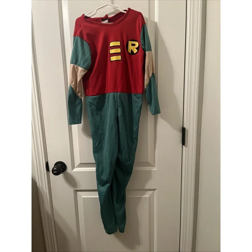 Rubies Teen Titans Go Robin Boys Halloween Costume Jumpsuit Size M Multi-Color